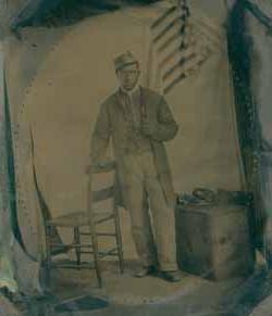 Private Abraham F. Brown Tintype