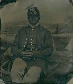 Private Abraham F. Brown Tintype