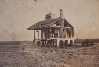 `Old Beach House, Morris Island` Photograph